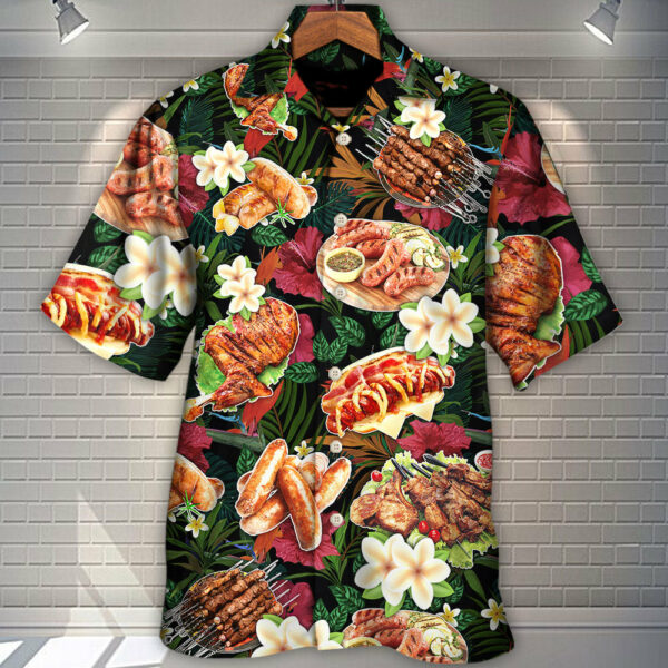 Barbecue Funny I Want A Hot Body But I Also Want BBQ - Hawaiian Shirt - Owl Ohh - Image 3