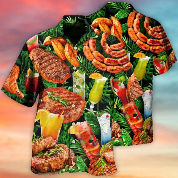 Cocktail BBQ  Style - Hawaiian shirt  - Owl Ohh - Image 2