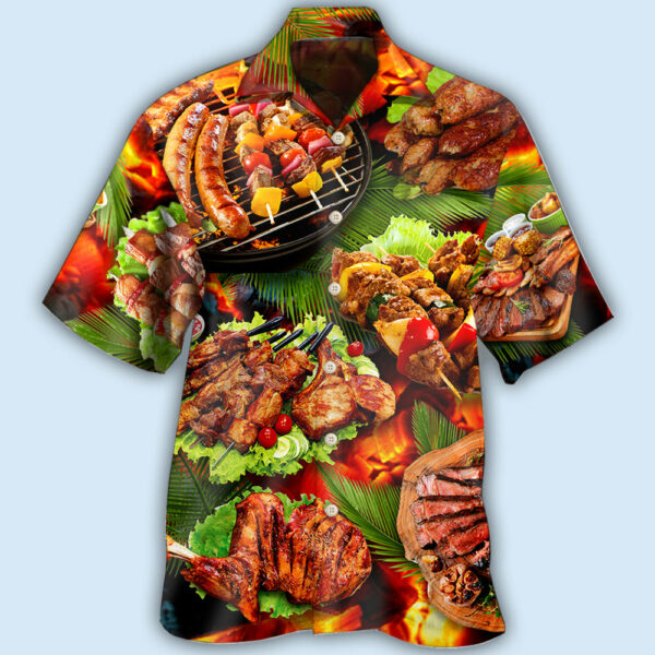 BBQ Hot Salad Style - Hawaiian Shirt  - Owl Ohh - Image 3