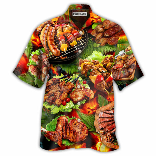 BBQ Hot Salad Style - Hawaiian Shirt  - Owl Ohh