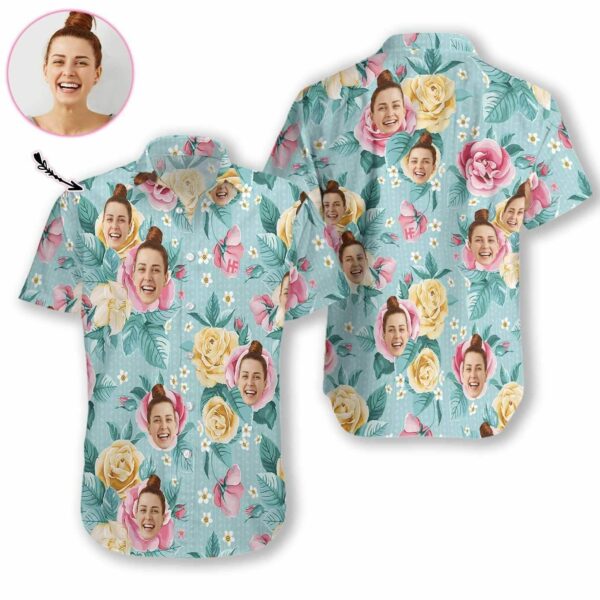 Beach Shirt Check Out This Awesome Personalized Funny Custom Face Hawaiian Shirts - Free Design 9to5vibe