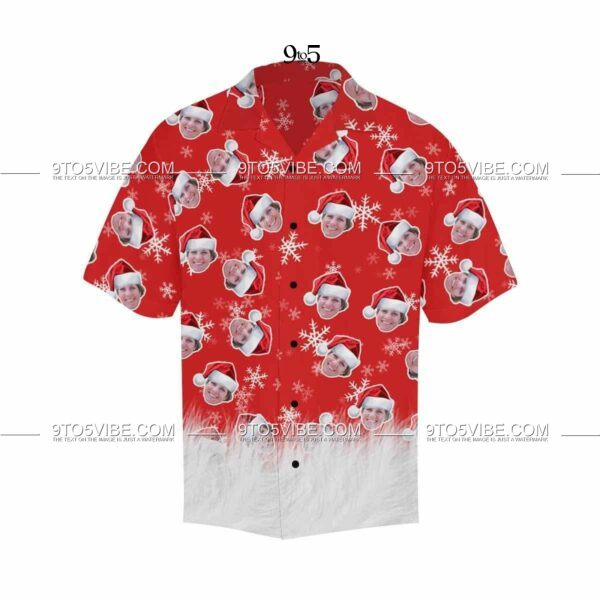 Custom Face Best Wishes Men's Hawaiian Shirt - Free Design 9to5vibe