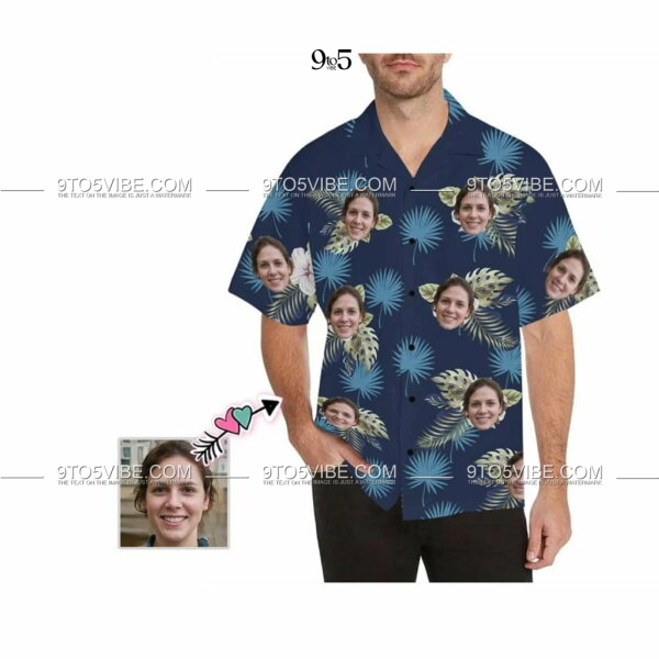 Custom Face Flower Hawaiian Shirt - Free Design 9to5vibe