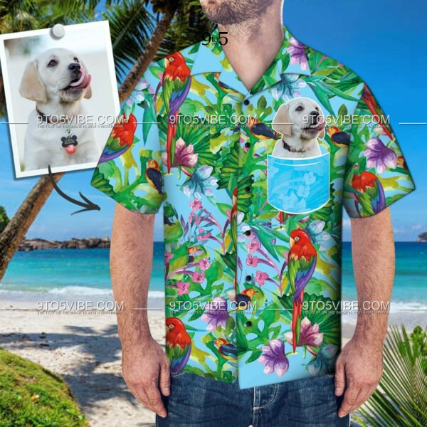 Custom Face Hawaiian Shirt Personalized Photo Fake Pocket Shirt Summer Time  - Free Design 9to5vibe