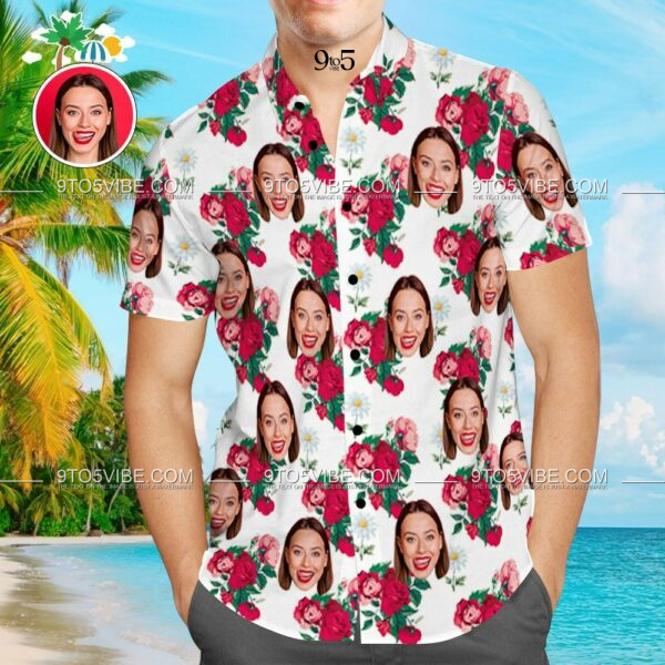 Custom Face Shirt Personalized Photo Men’S Hawaiian Shirt | For Men & Women | Adult | Hwp1048 - Free Design 9to5vibe