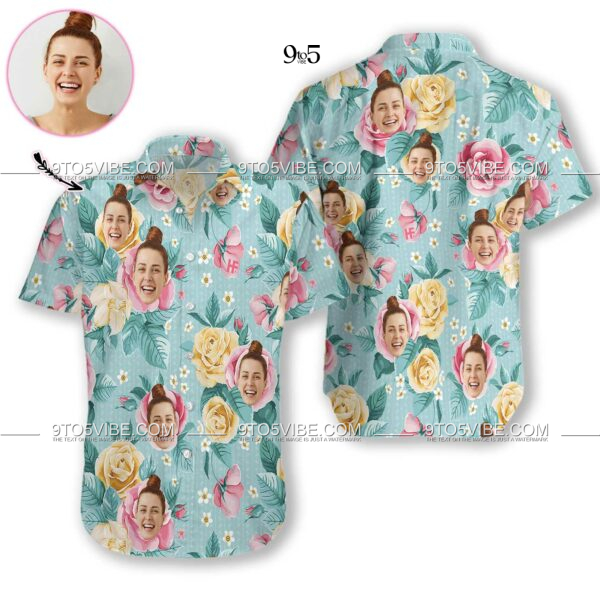 Funny Custom Face Custom Hawaiian Shirt - Free Design 9to5vibe