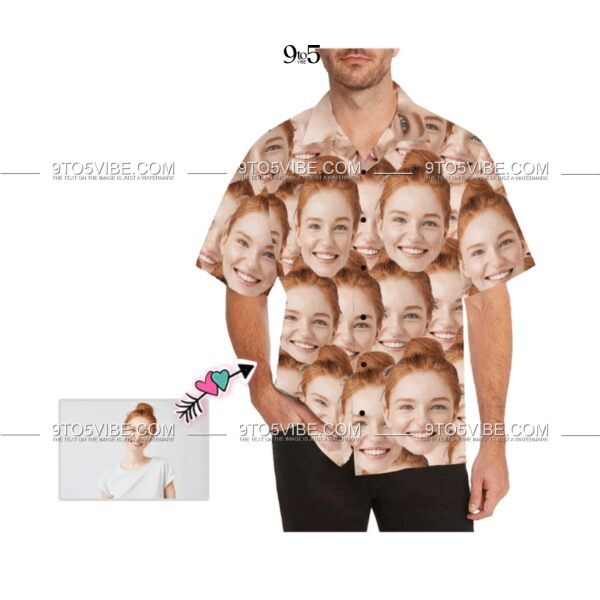 Funny Custom Face Unisex Hawaiian Shirts - Free Design 9to5vibe