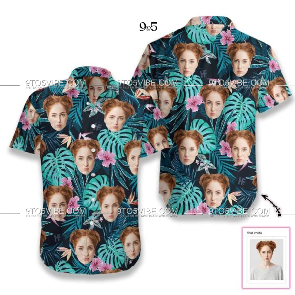 Funny Personalized Hawaiian Shirts Custom Face  - Free Design 9to5vibe