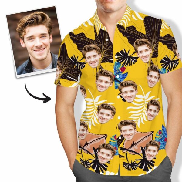 Personalized Custom Face Photo Unisex Hawaiian Shirts  - Free Design 9to5vibe