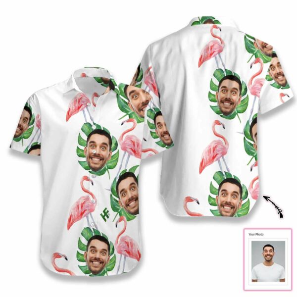 Personalized Hawaiian Shirts Funny Custom Face Flamingo - Free Design 9to5vibe